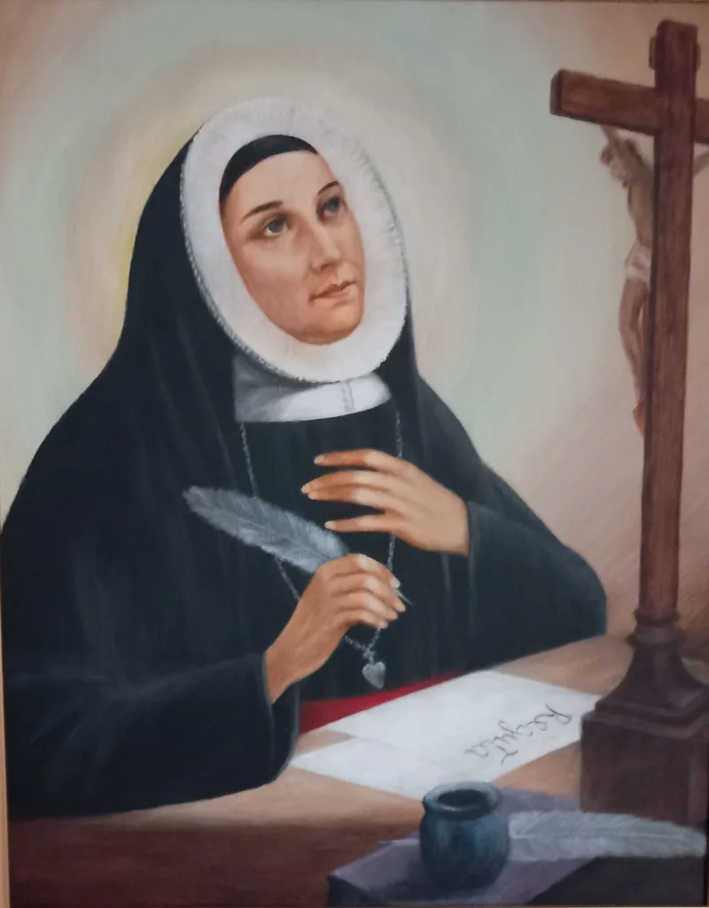 Portret św. Marii De Mattias, założycielki Zgromadzenia Sióstr Adoratorek Krwi Chrystusa